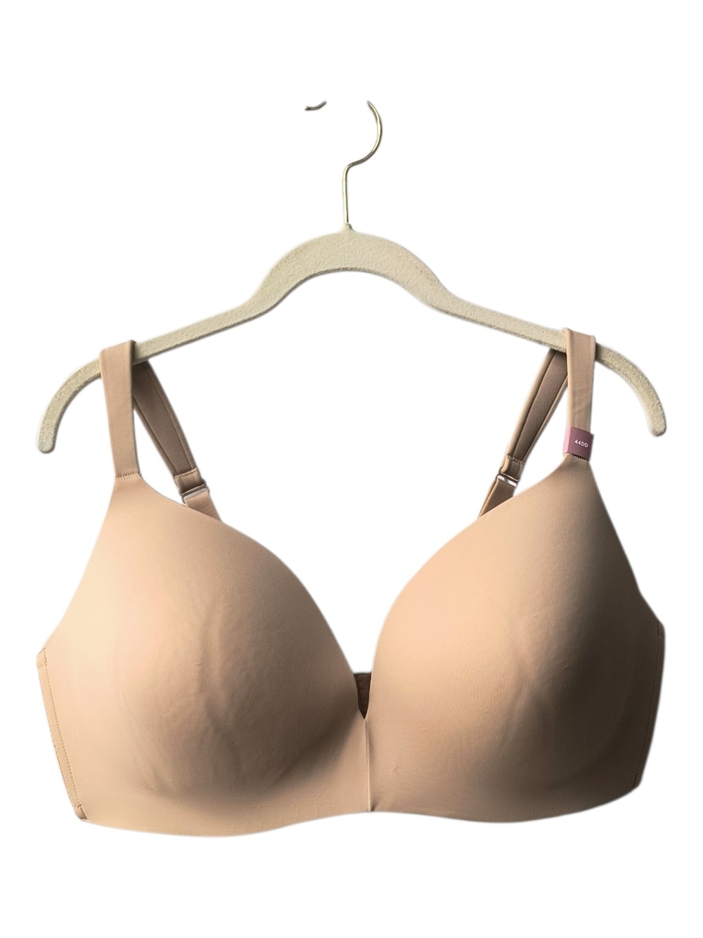 Cacique Simply Wire Free Plunge Smooth Neutral  Nude T-Shirt Bra 44DD